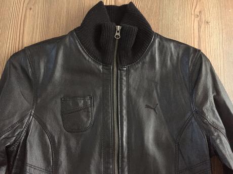 Puma zriedkava kozena bunda prava koza xs/36, puma,xs