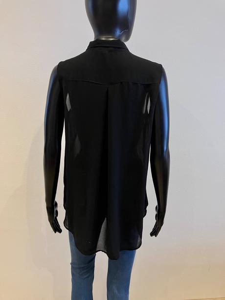 Dámska čierna letná blúzka h&m (m), h&m,m