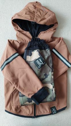 Softshellová bunda a nohavice, 110