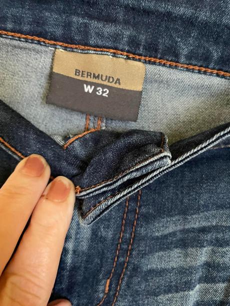 Pánske riflové šortky č.w32, 32