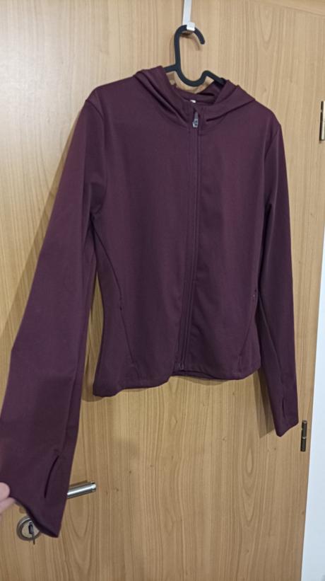 Krásna bordová športová mikina l, h&m,l
