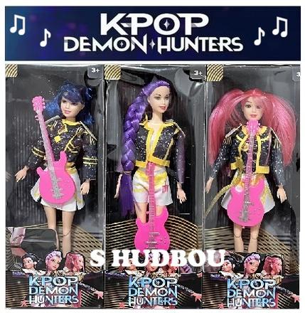 K-pop demon hunters bábika s hudbou, 