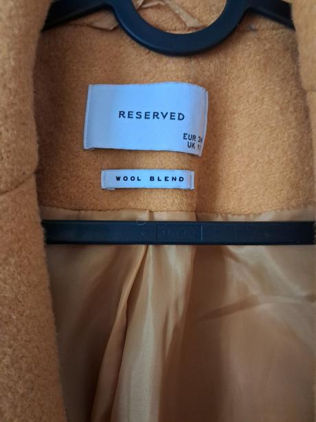 Vlnený kabát, reserved,38