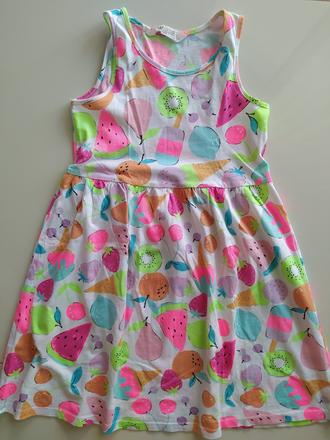Veselé letné šaty, h&m,134
