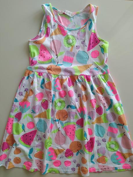 Veselé letné šaty, h&m,134