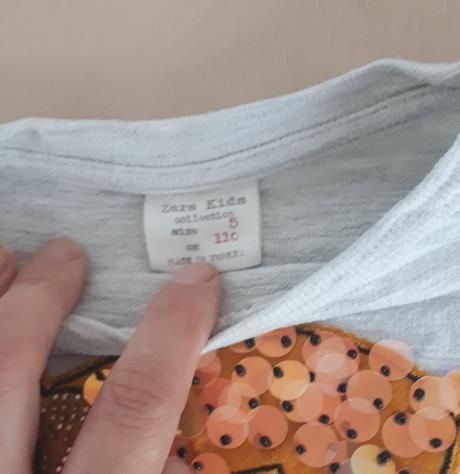 Tričko s dlhým rukávom, zara,110