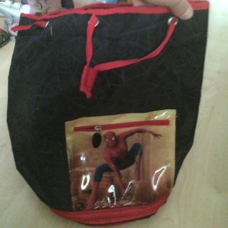 Ruksak okrúhly tvar spiderman,