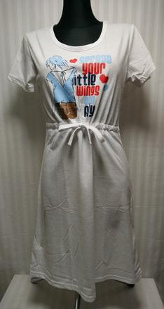 Dámske biele šaty s motívom, diamond, l/xl, diamond,xl