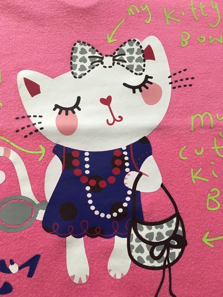 Tričko 3-6 mesiacov s mačičkou, f&f,68
