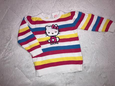Predĺžený sveter hello kitty, c&a,74