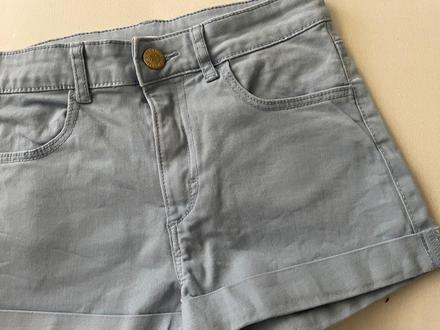 Šortky bl.modre 9-10 rokov, h&m,140