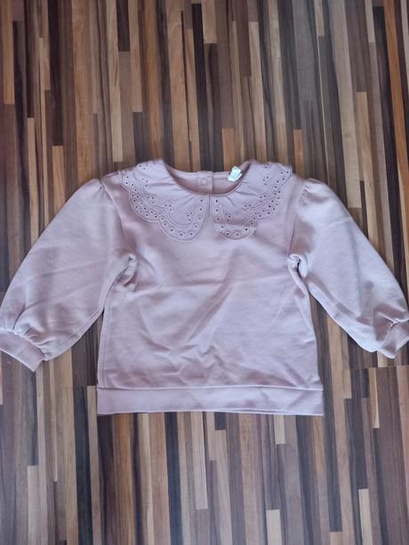 Mikina s anglickou vysivkou h&m, h&m,92