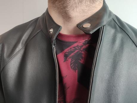 Kožená bunda - kara, veľ. xl/xxl, l