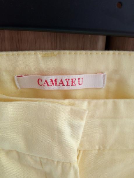 Žlté nohavice, camaieu,36