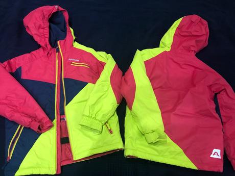 128 alpine pro lyžiarska bunda pre dvojičky, 128