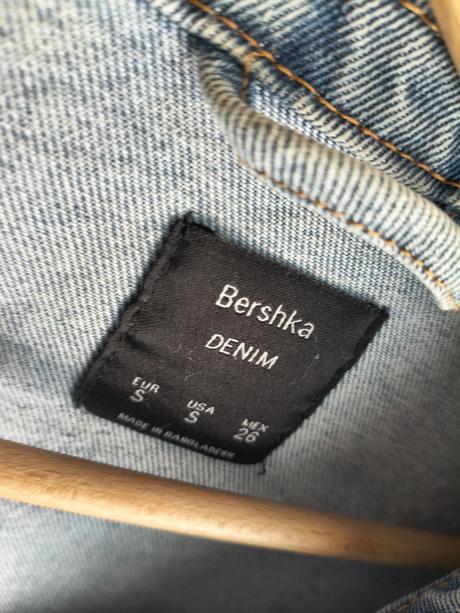 Bershka oversize predlžená riflovka s-m, bershka,s