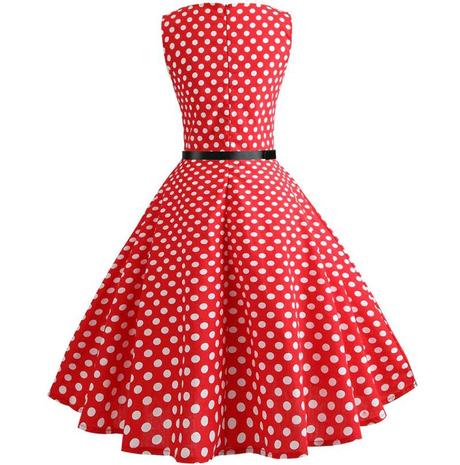 Red polka dot saty, l / m