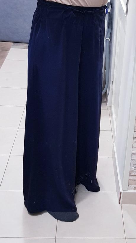 Elegantné široké nohavice l, l