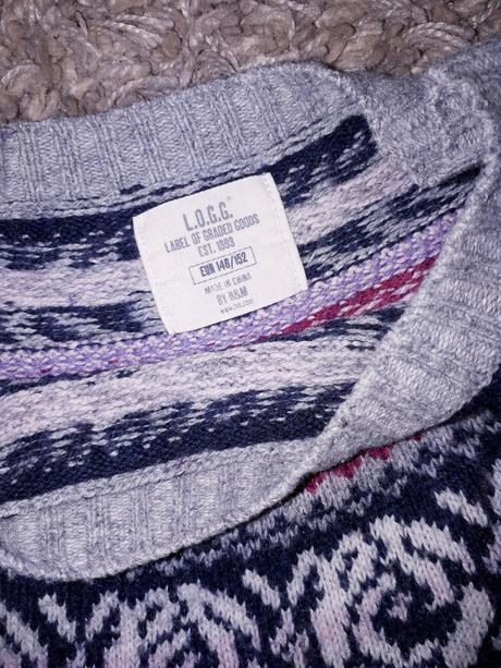 Svetrik pletene saty 146/152, h&m,146