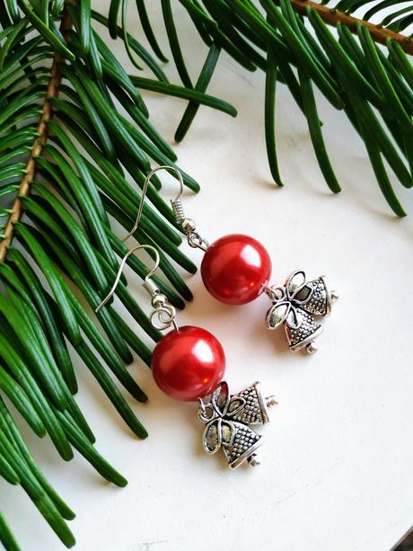 Vianočné náušnice,