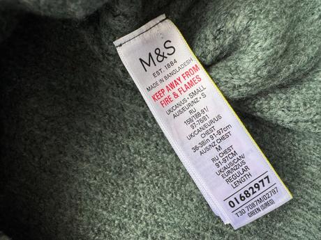 Marks&spencer - olivový sveter, marks & spencer,s