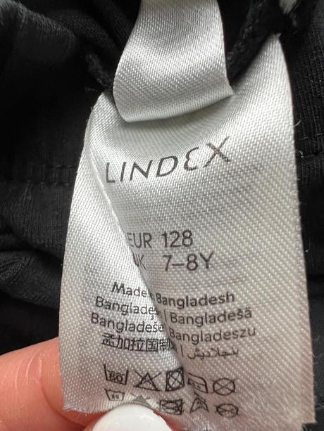 Legíny s regulovateľným pásom na gumičku gombíkom, lindex,128