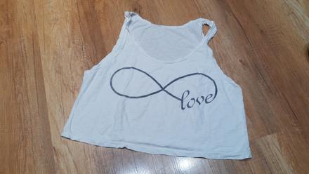 Dievčenské crop tielko, 158