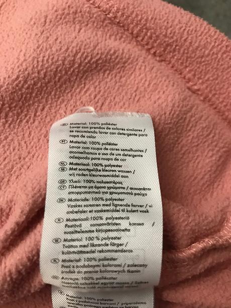 Dámske ružové flísové tričko, esmara,42