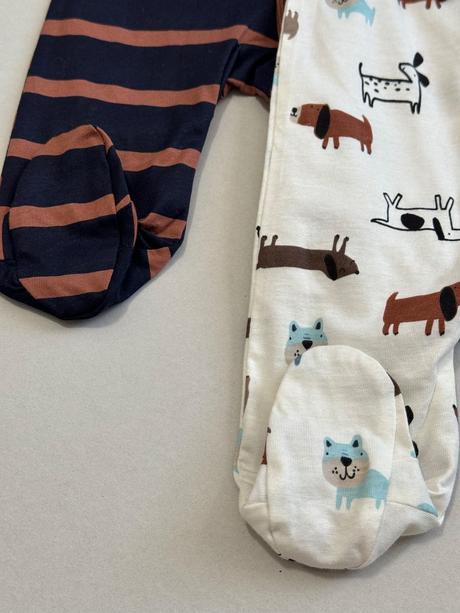 Gerber chlapčenské dupačky 2ks súprava, gerber,56