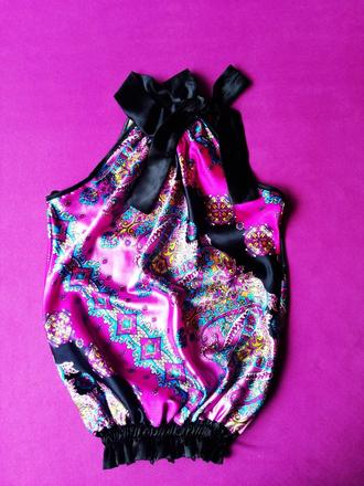 Saténová tunika, m