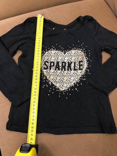 Sparkle tricko, primark,116