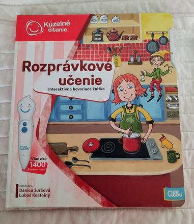 Kúzelné čítanie albi kniha rozprávkové učenie, 