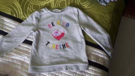 Mikina meniace srdce, h&m,122