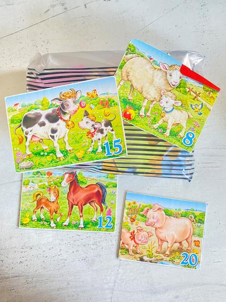 Puzzle veľké dieliky - rôzne sady,