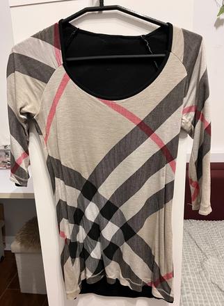 Burberry predľžený top, burberry,xs