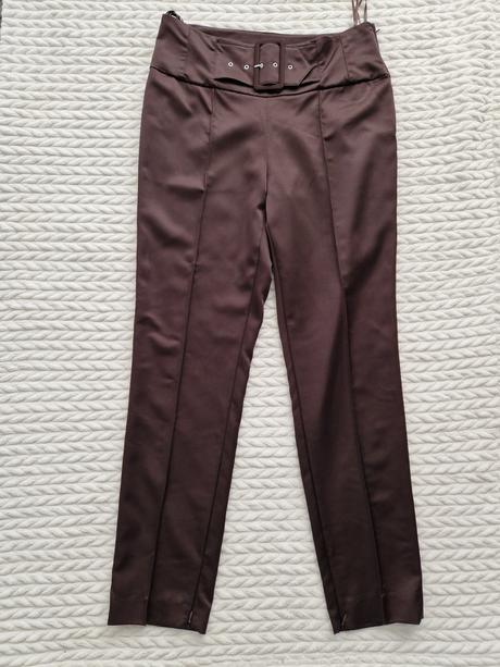 Tmavohnedé elegantné nohavice apart, 40 / 42 / l