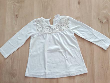Detske tričko s krajkou k suknicke, bonprix,86