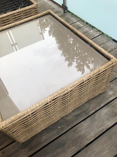 Záhradná sedacia súprava lounge umelý ratan, 