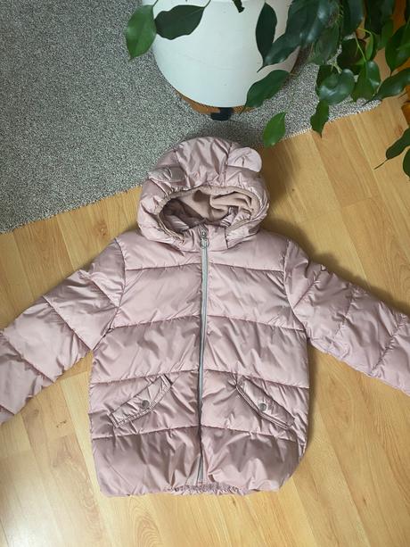 Pekná bunda h&m s uškami, h&m,134
