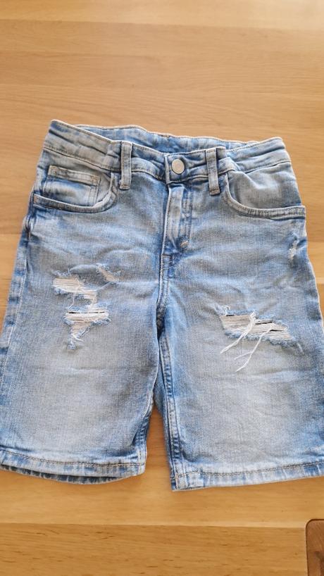 Rifľové kraťasy h&m, v. 128, h&m,128