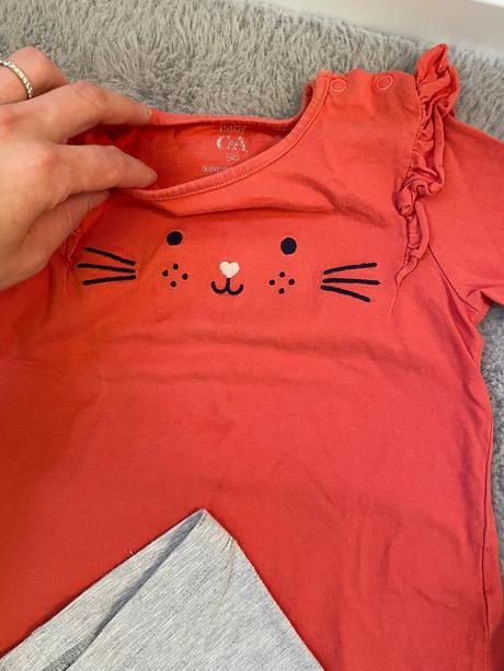 Sety tričko/šaty a zateplené legíny, c&a,98