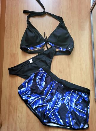 Trojdielna súprava plavky xl, xl