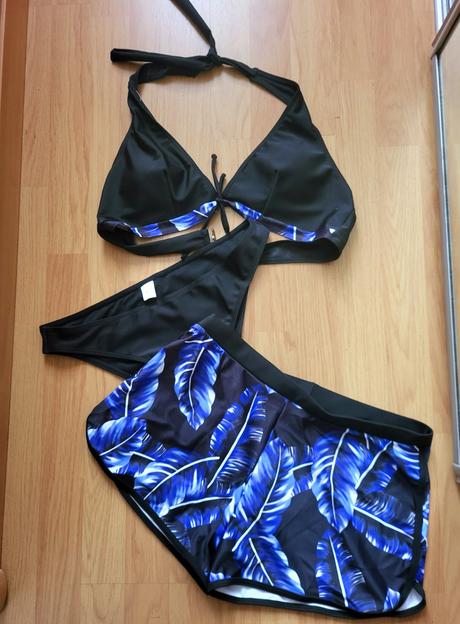 Trojdielna súprava plavky xl, xl