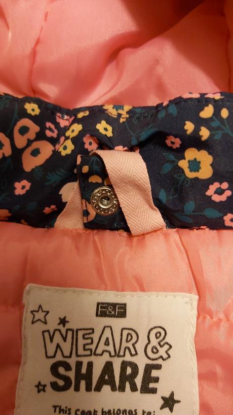 Zimná bunda kvetinková 104, f&f,104