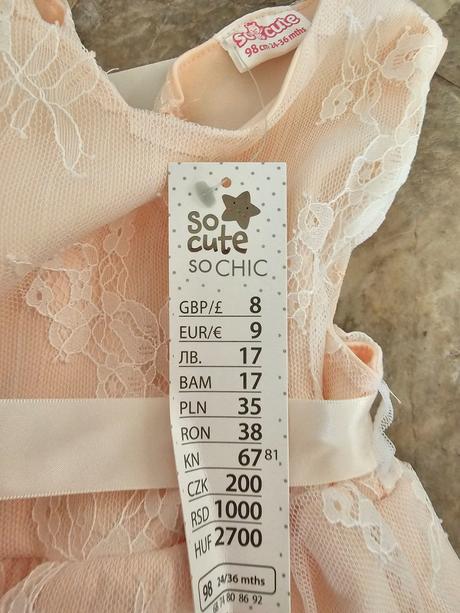 Slávnostné šaty 98, 98