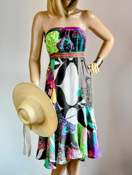 D. e. p. t. - krásne letné šaty z ľanu, m