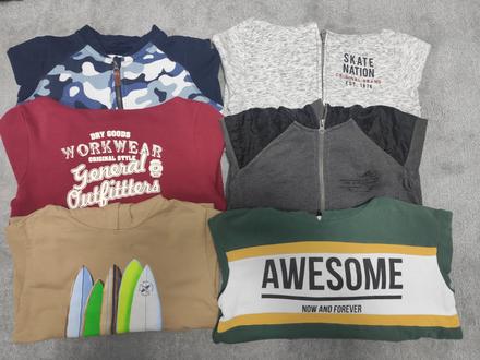 Mikiny 134/140 6ks, c&a,134