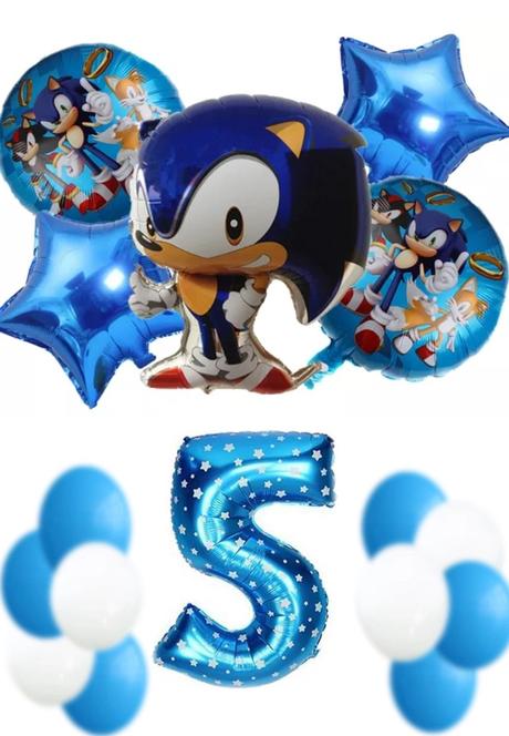 Balóny ježko sonic /červený knuckles- až 16 kusov, 