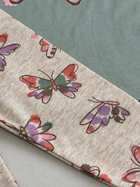 Garanimals dievčenský set tričko a legíny, 74