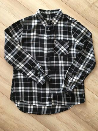 Čierna károvaná košeľa, new yorker,s